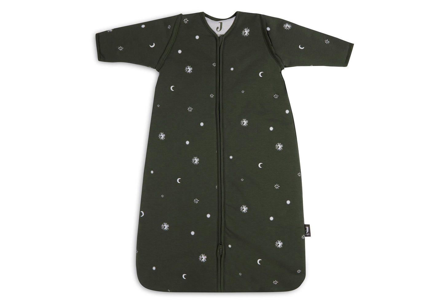 Jollein Slaapzak met Afritsbare Mouw 90cm Stargaze - Leaf Green