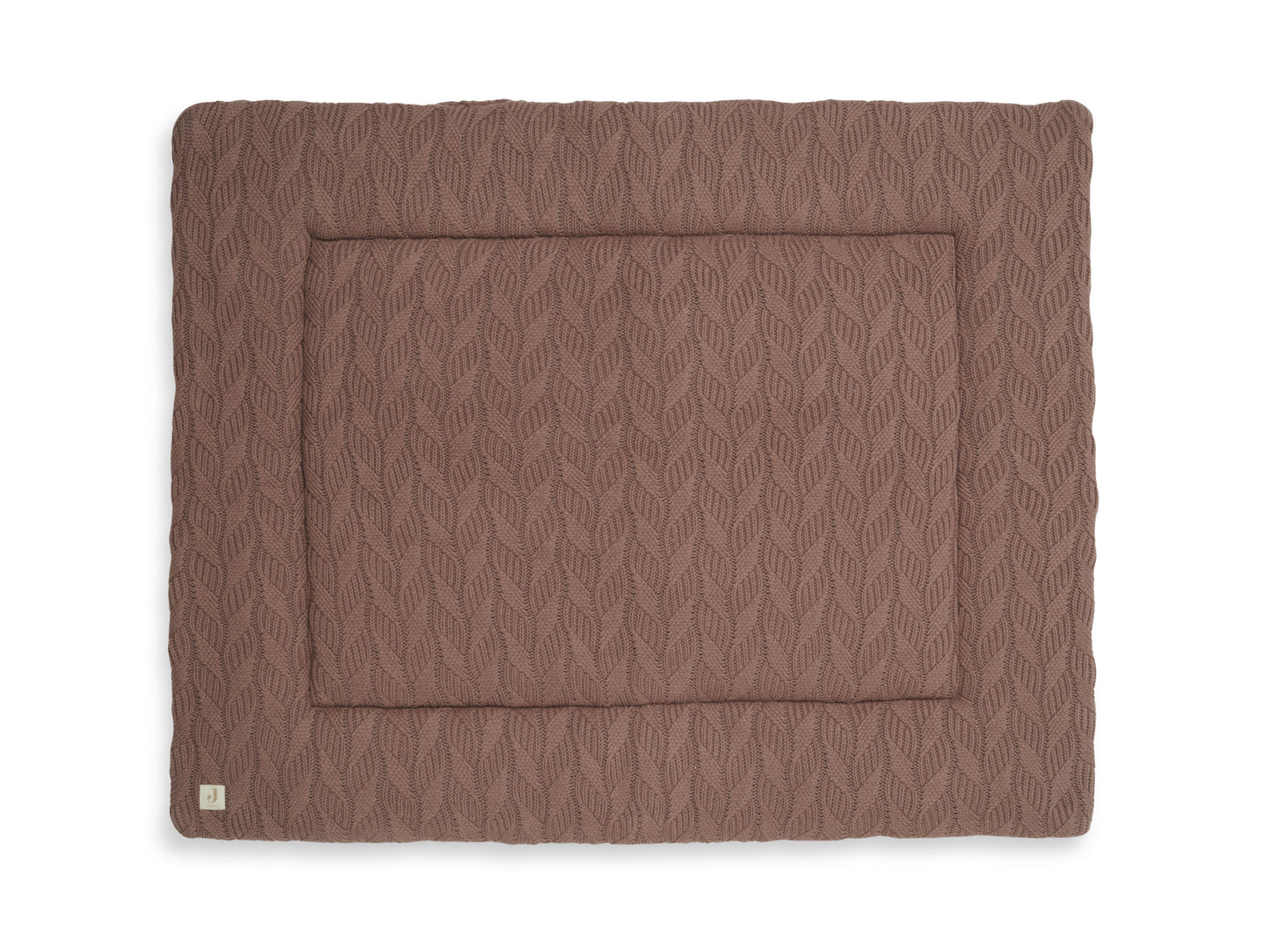 Jollein Boxkleed Spring Knit 75x95cm - Chestnut