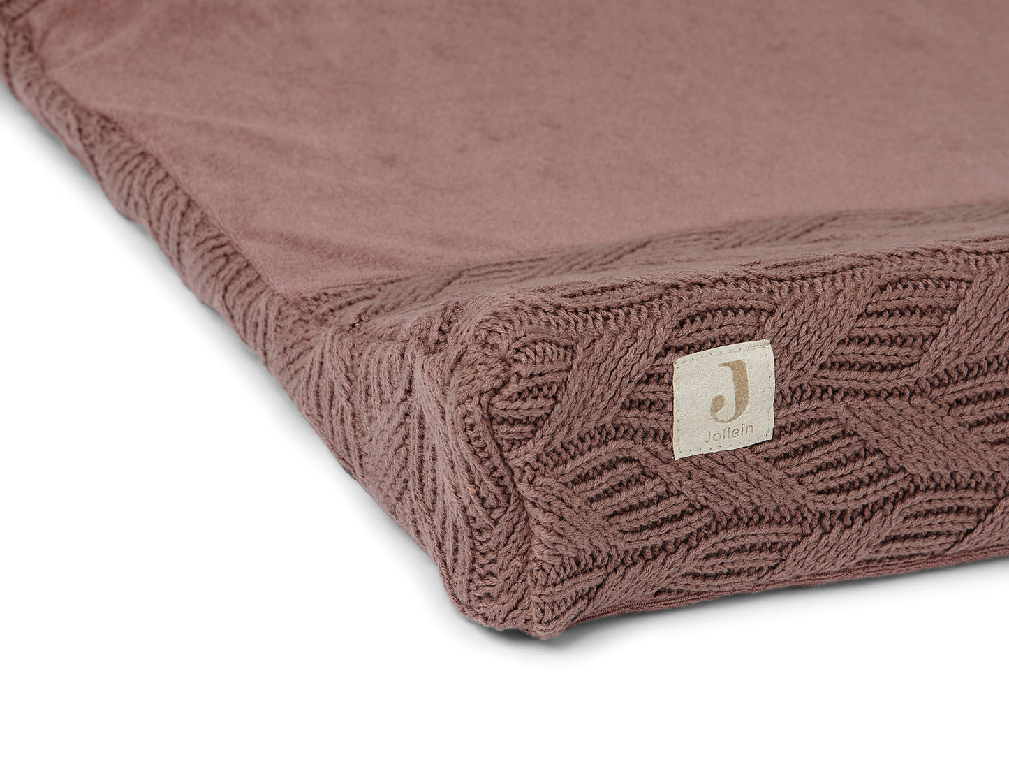 Jollein Aankleedkussenhoes Spring Knit 50x70cm - Chestnut