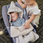 Jollein Voetenzak voor Autostoel & Kinderwagen - Basic Knit - Nougat