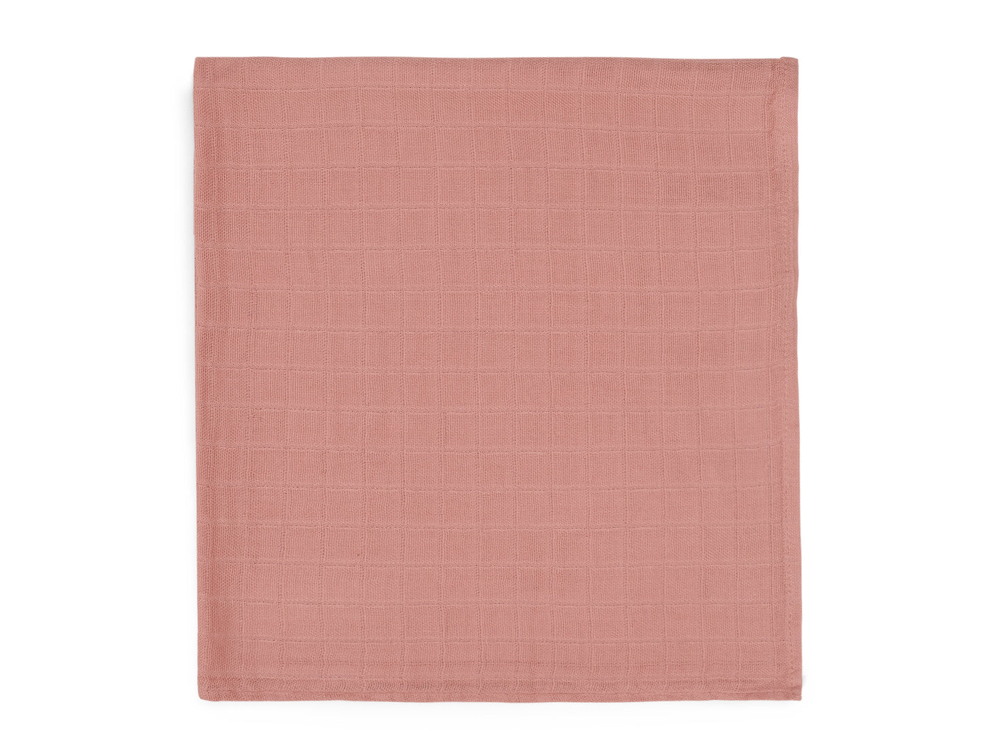 Jollein Hydrofiele Doek Large 115x115cm Bamboe Katoen - Pale Pink - 2 Stuks