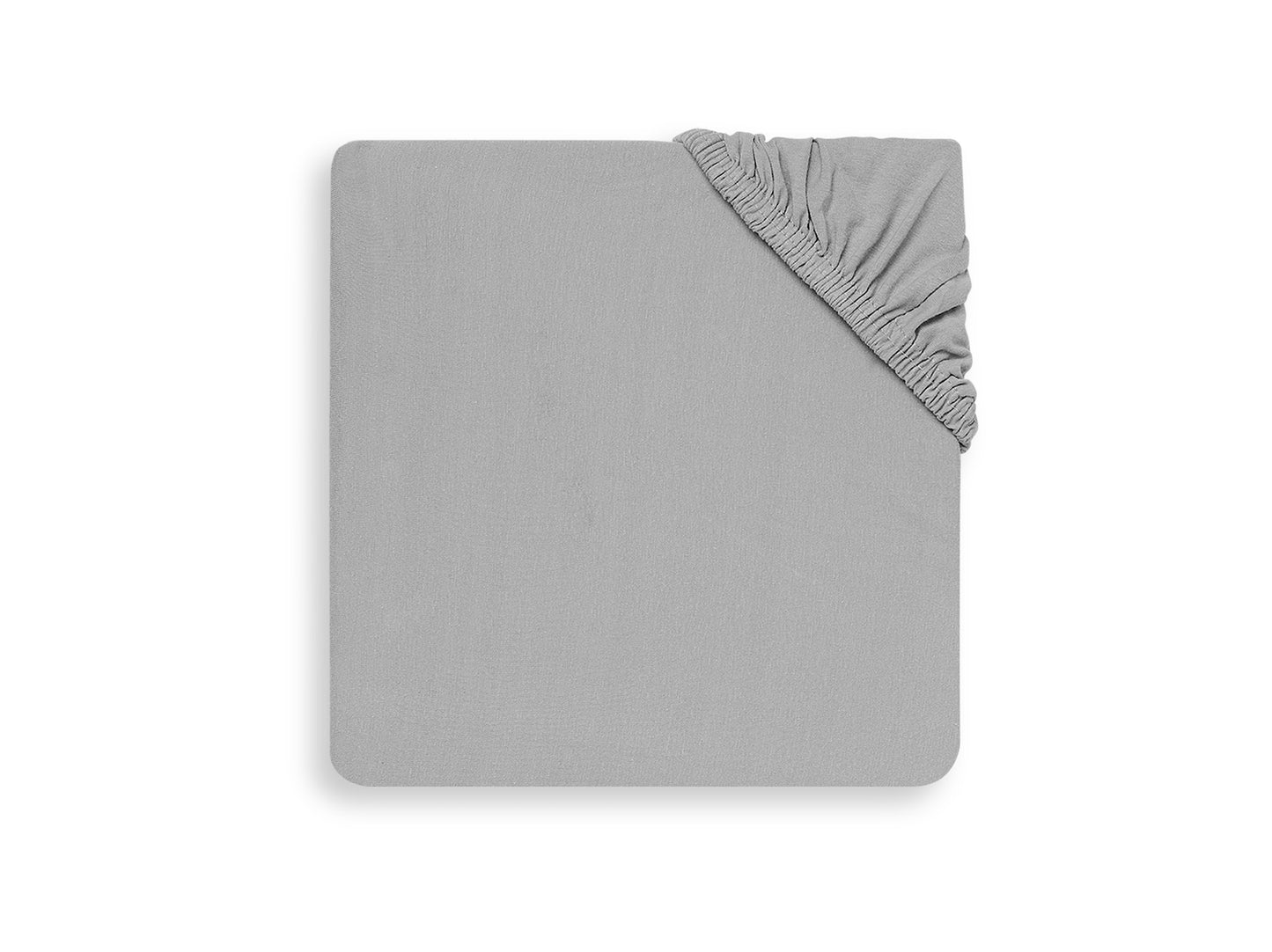 Jollein Hoeslaken Wieg Jersey 40x80/90cm - Soft Grey