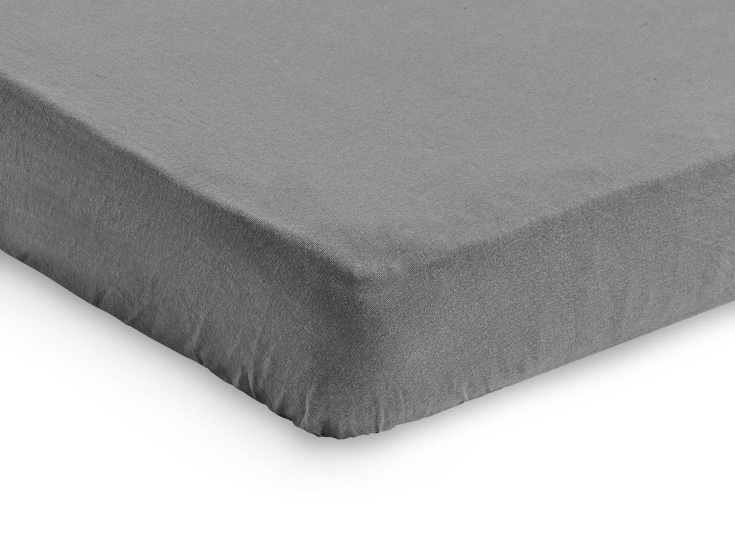 Jollein Hoeslaken Wieg Jersey 40x80/90cm - Storm Grey