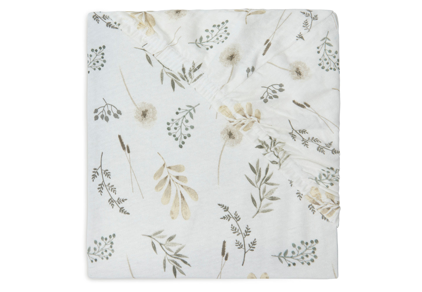 Jollein Hoeslaken Wieg Jersey 40/50x80/90cm Wild Flowers