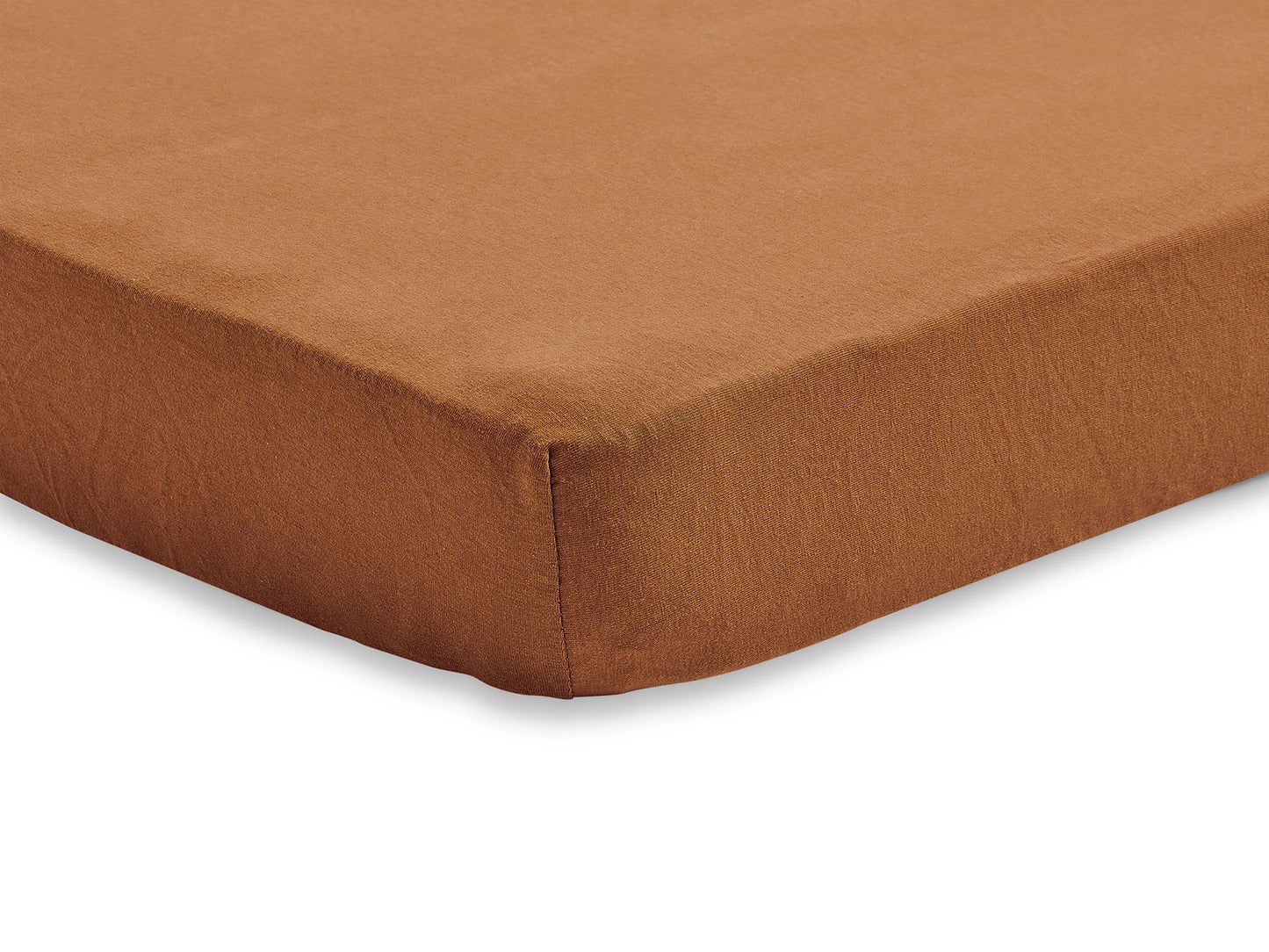 Jollein Hoeslaken Ledikant Jersey 60x120cm - Caramel