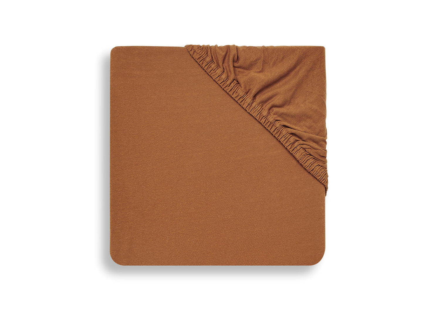 Jollein Hoeslaken Ledikant Jersey 60x120cm - Caramel