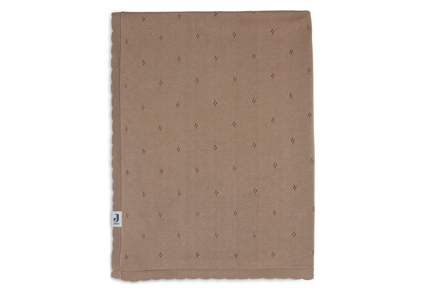 Jollein Babydecke Wiege Pointelle 75x100cm - Biscuit