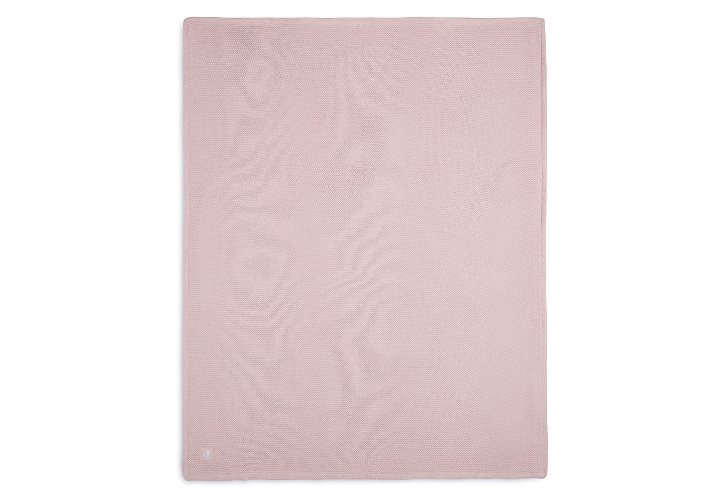 Jollein Wiegdeken 75x100cm Basic Knit Pale Pink/Fleece