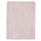 Jollein Babydecke Kinderbett Basic Knit 100x150cm - Pale Pink/Coral Fleece