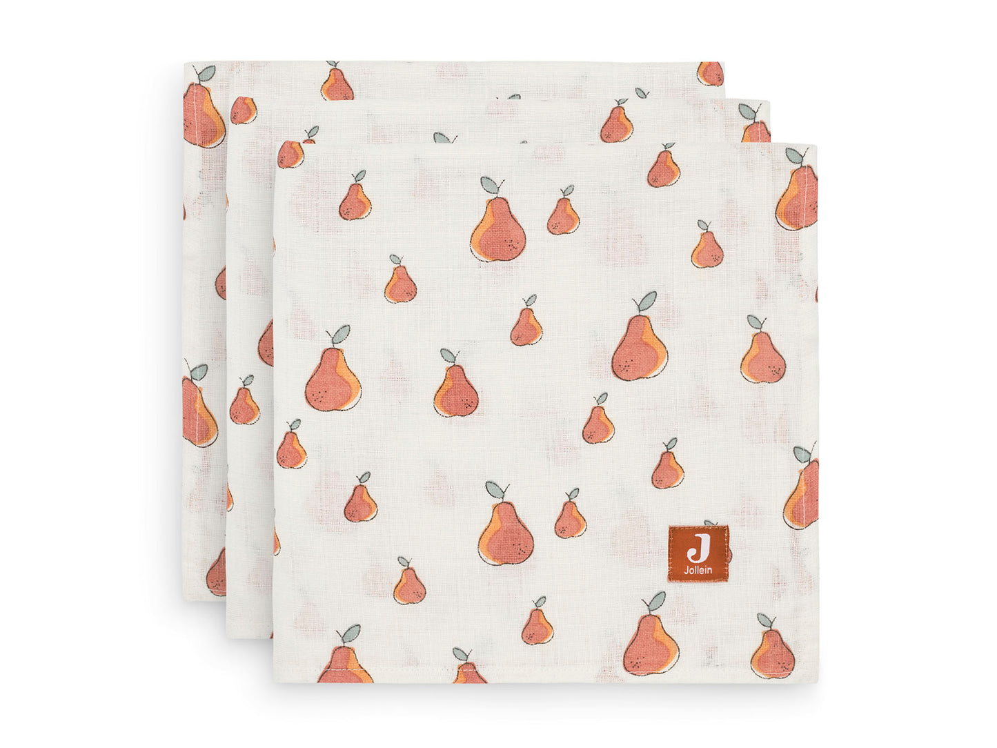 Jollein Hydrofiel Multidoek 70x70cm - Pear - 3 Stuks